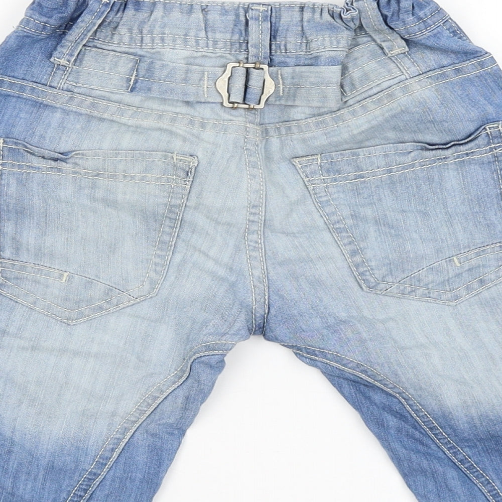 Denim Collection Girls Blue Biker Shorts Size 5 Years