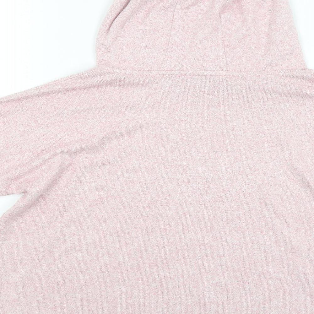 Marks & Spencer Girls Pink Pullover Hoodie Size 12-13 Years