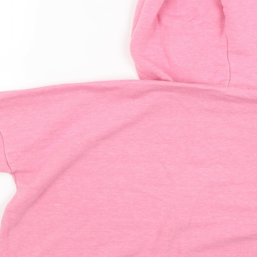 New Look Girls Pink Pullover Hoodie Size 12-13 Years