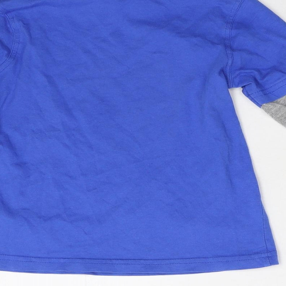George Boys Blue Basic T-Shirt Size 3-4 Years