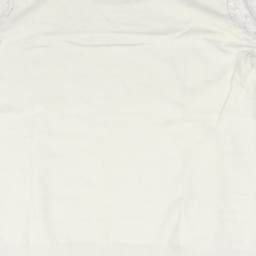 H&M Mama Womens Ivory Pullover Jumper Size M
