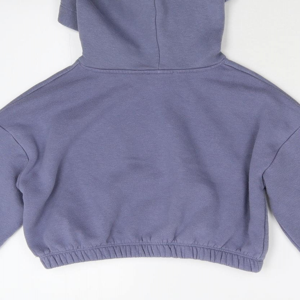 New Look Girls Blue Pullover Hoodie Size 10-11 Years