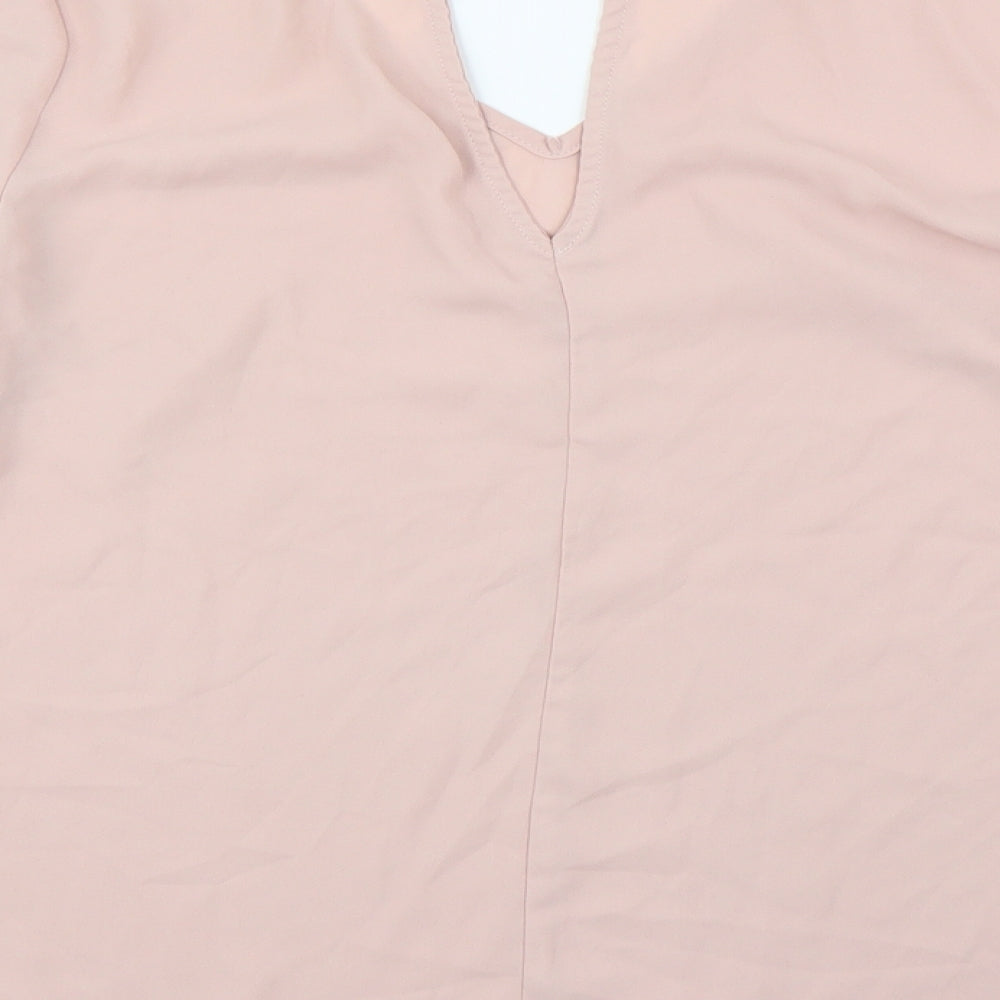 Primarks Womens Pink Basic Blouse Size 8