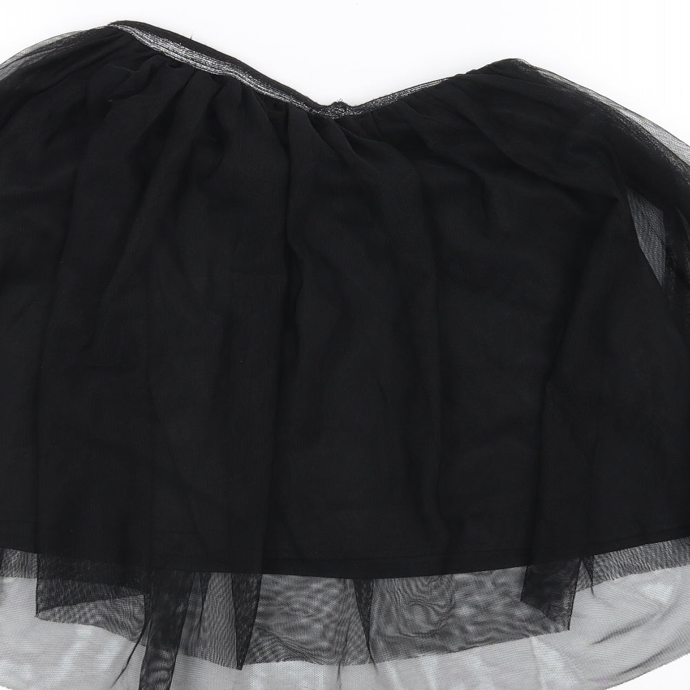 Matalan Girls Black Flare Skirt Size 13 Years