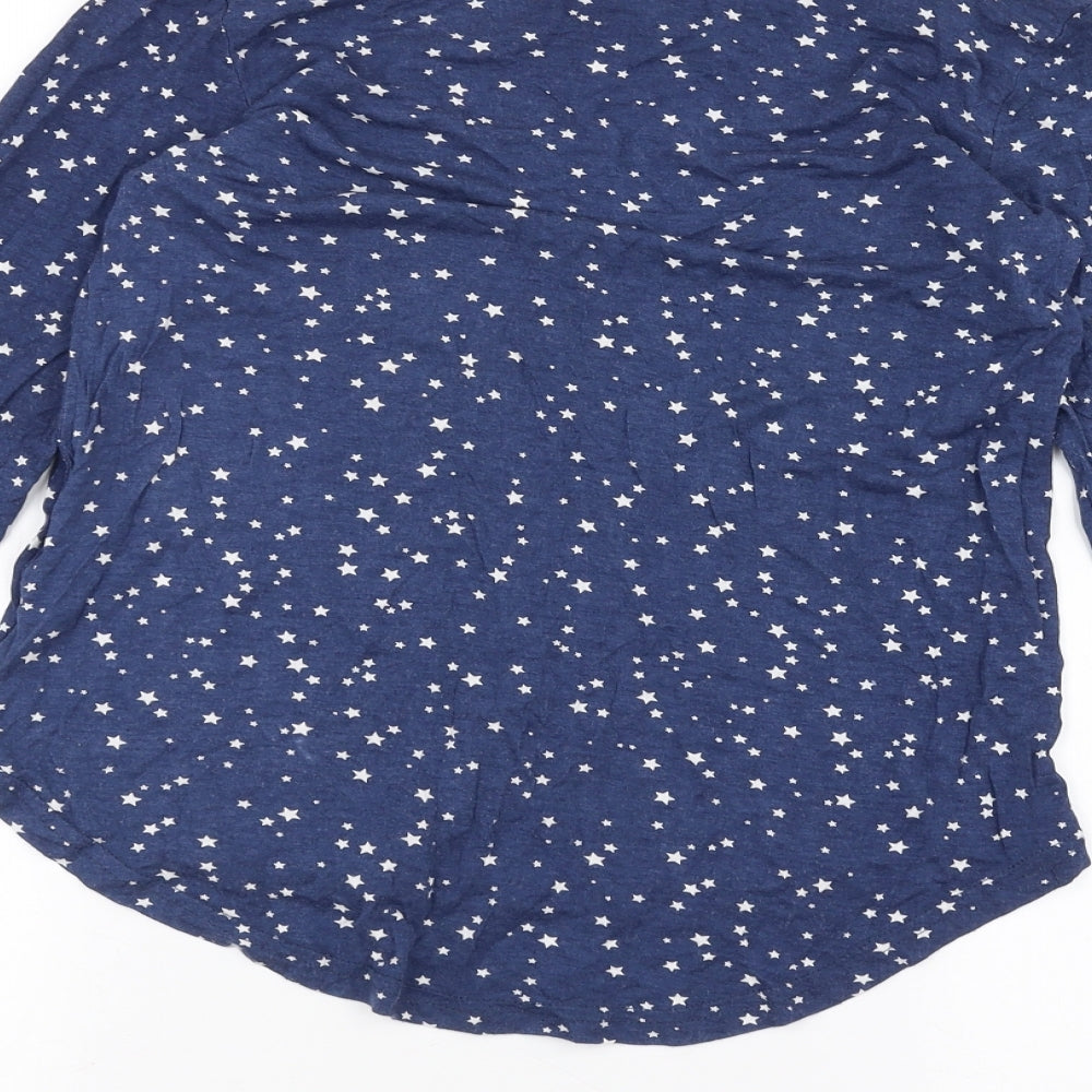 Atmosphere Womens Blue Basic T-Shirt Size 6