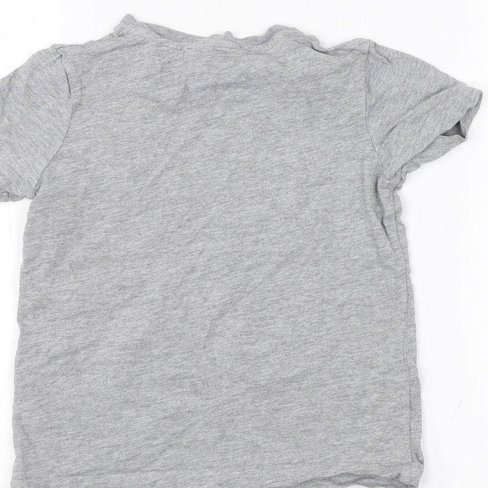 TU Girls Grey Basic T-Shirt Size 3-4 Years