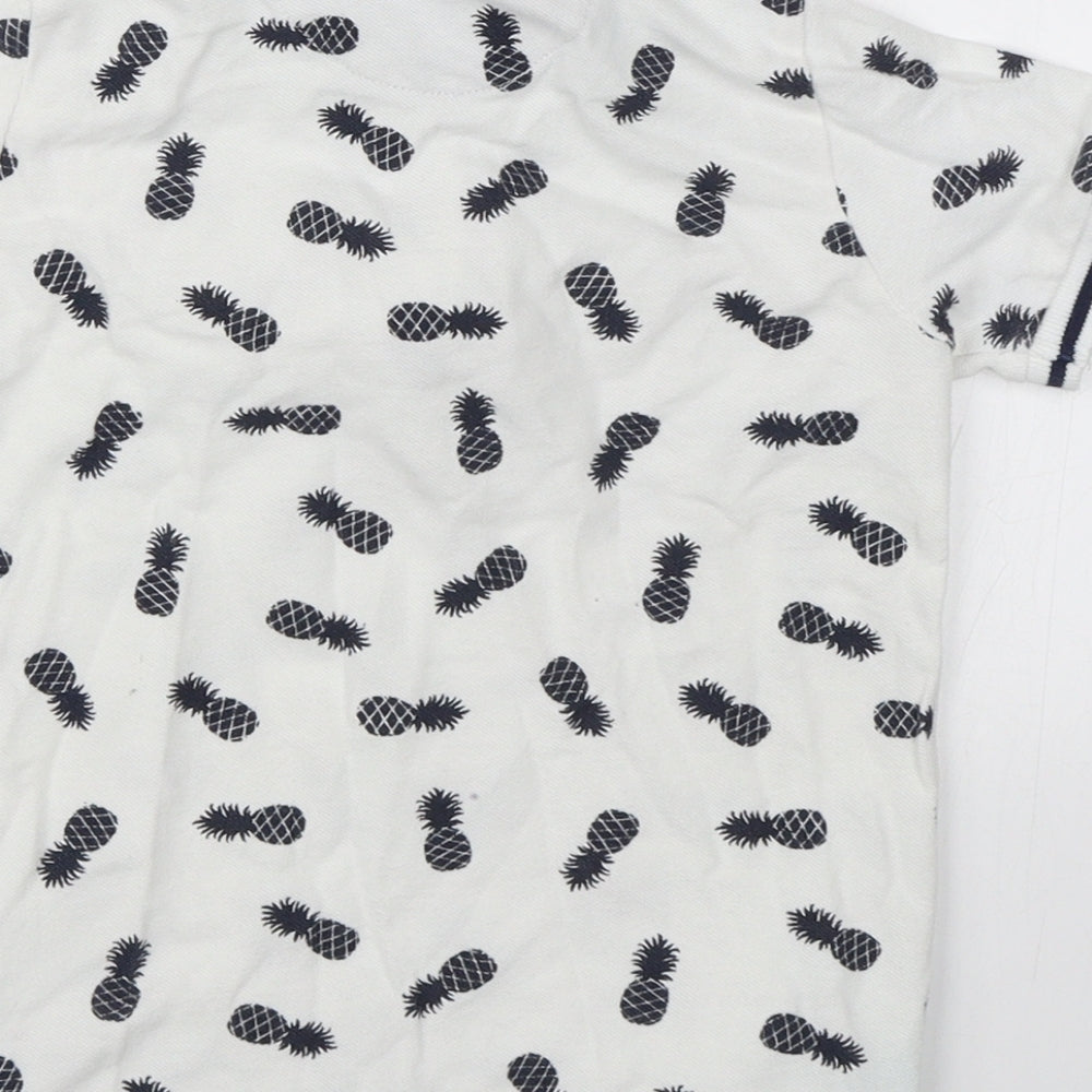 Nutmeg Boys White Basic Polo Size 4-5 Years