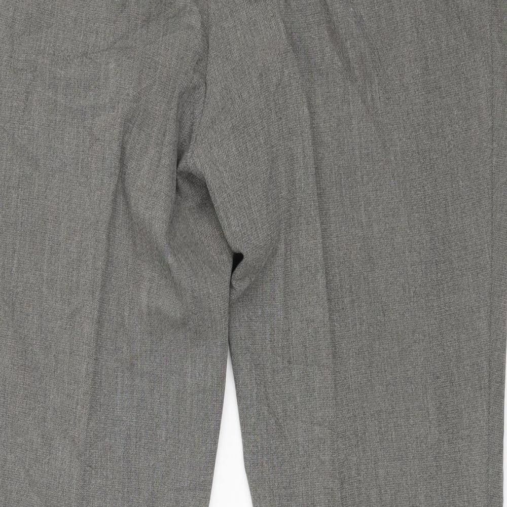 Marks & Spencer Womens Grey Dress Pants Trousers Size 14 L26 in