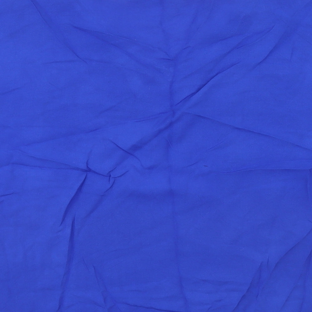AtmosphereBLUE Womens Blue Basic Blouse Size 14