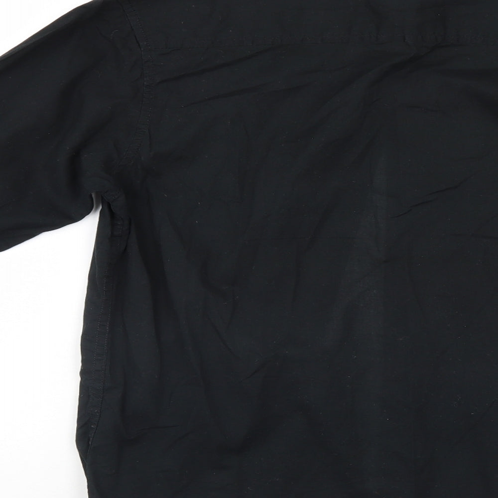 Cedarwood State Mens Black Button-Up Size S