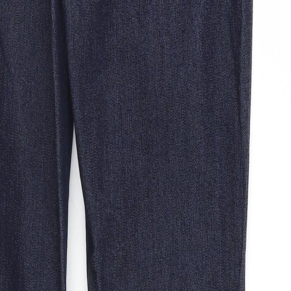 vizzy Womens Blue Denim Straight Jeans Size 6 L30 in