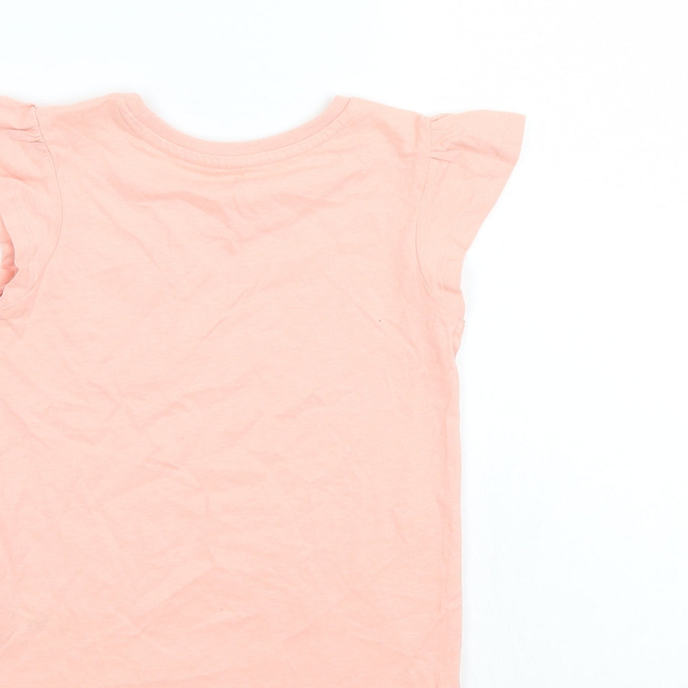 Nutmeg Girls Pink Basic Polo Size 5-6 Years