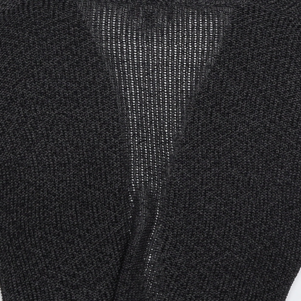 Per Una Womens Grey Knit Cardigan Jumper Size 10
