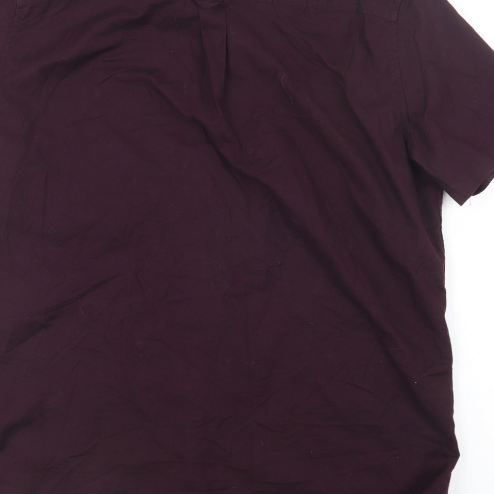 Burton Mens Purple Button-Up Size L
