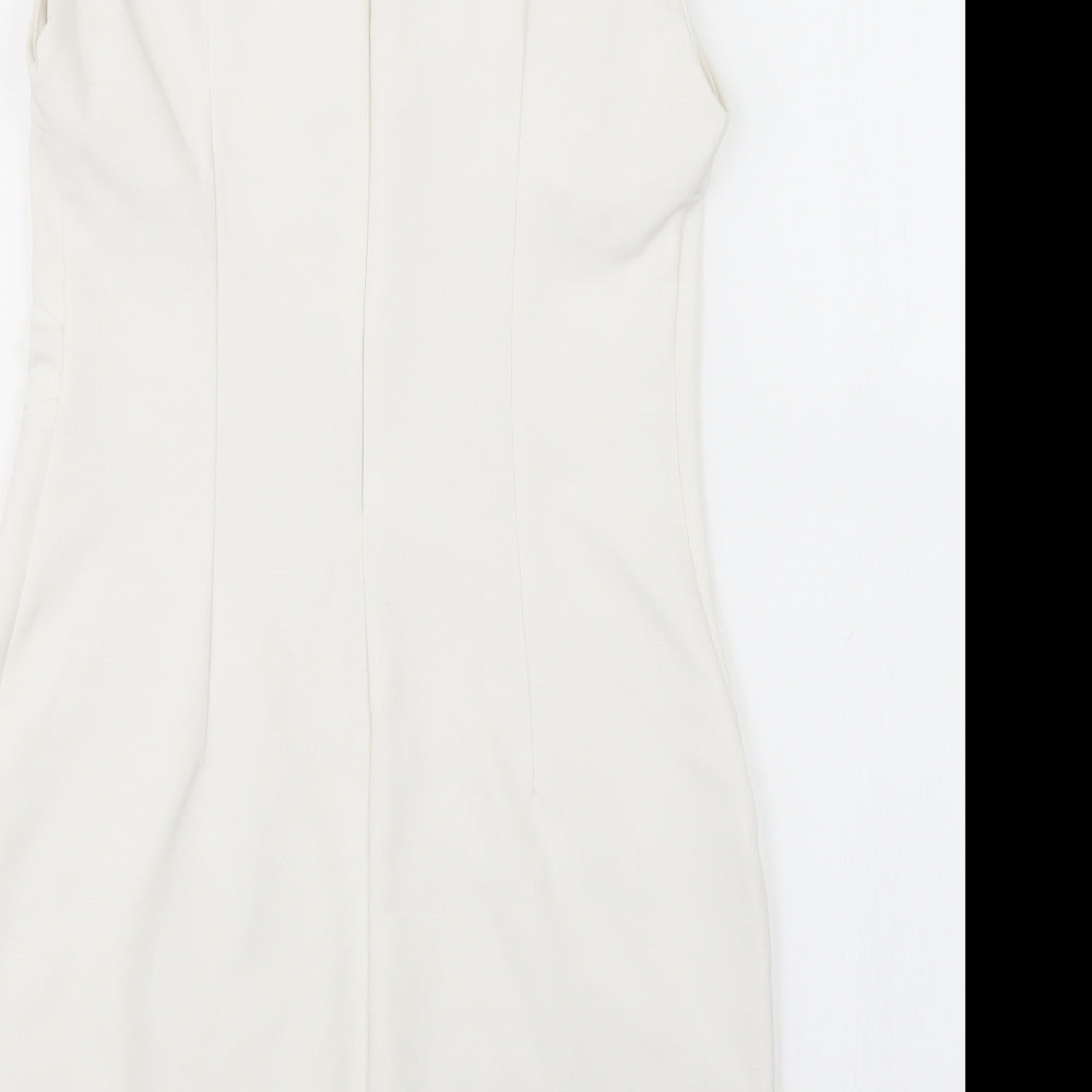 Sabrina Diamarts Womens White Pencil Dress Size S