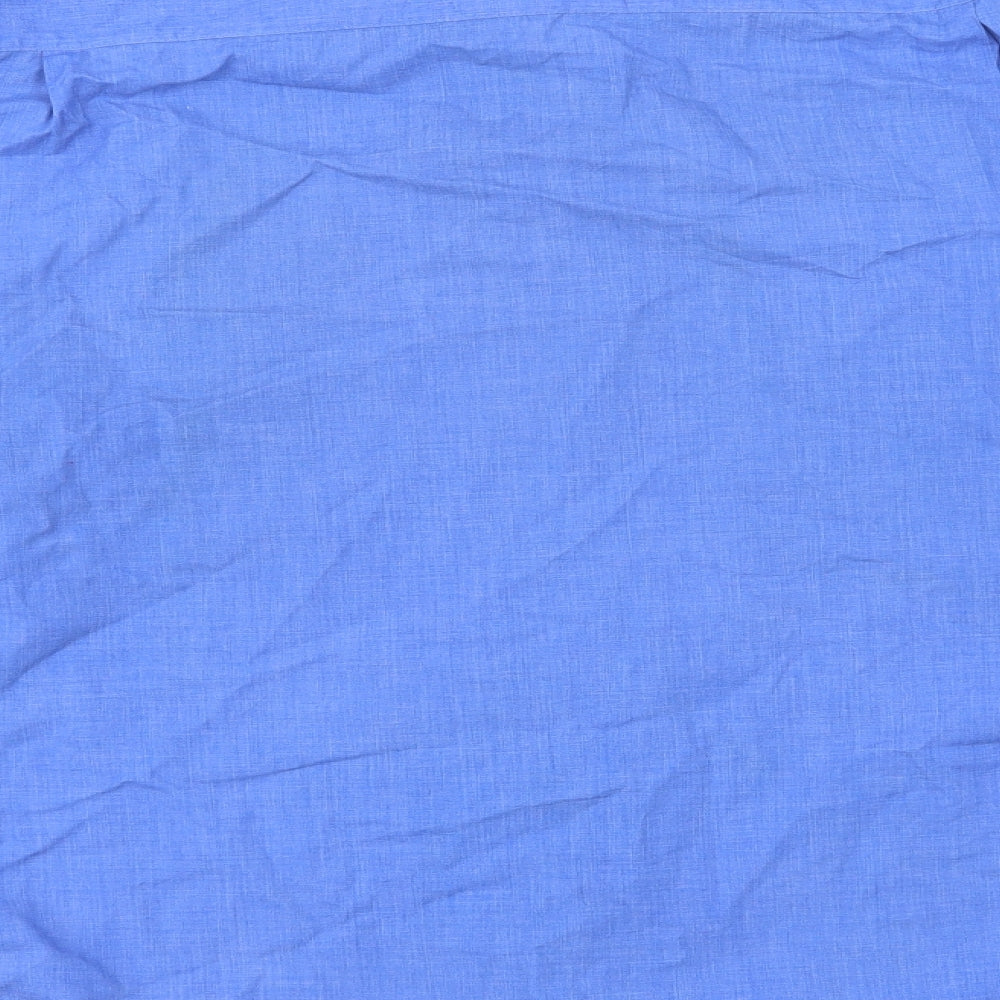 Greenwood Mens Blue Button-Up Size 17.5