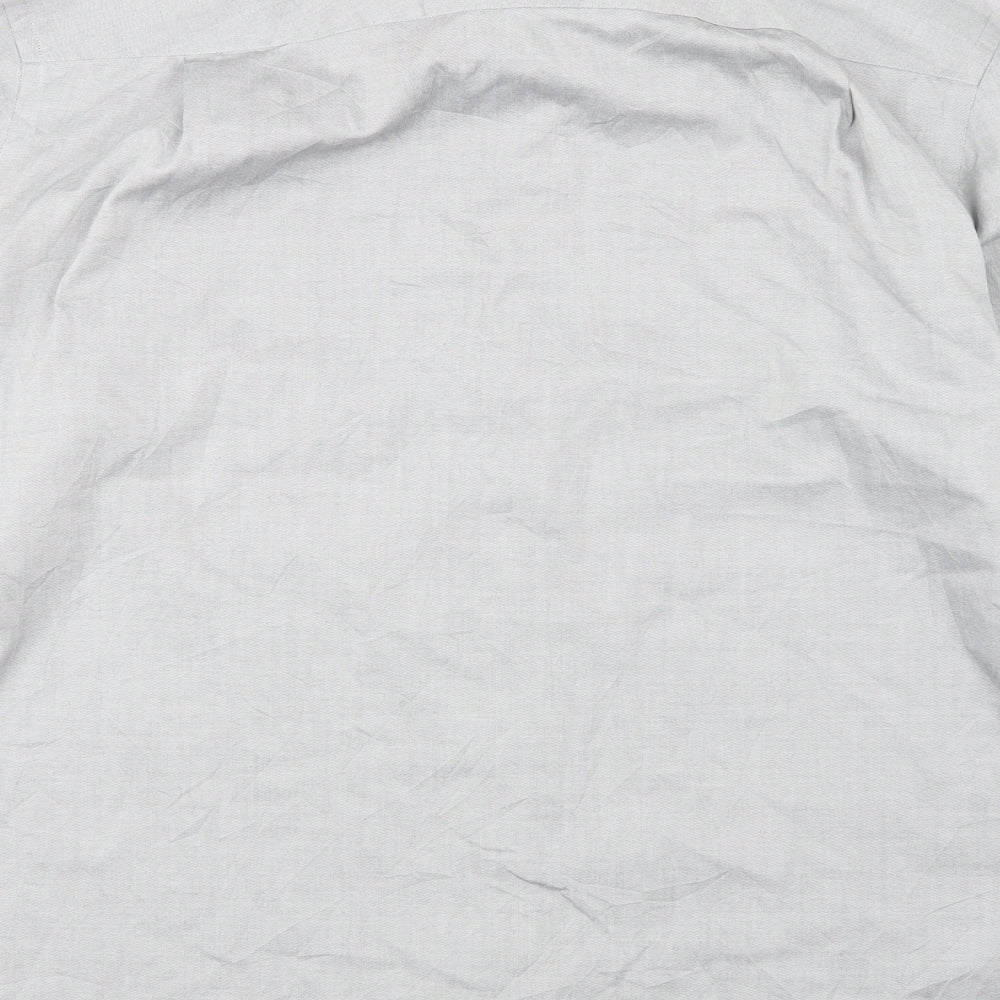 Merona Mens Grey Button-Up Size L