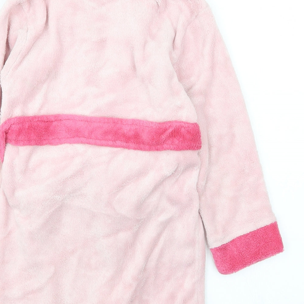 PUREKIDS Girls Pink Fleece Top Robe Size 3-4 Years