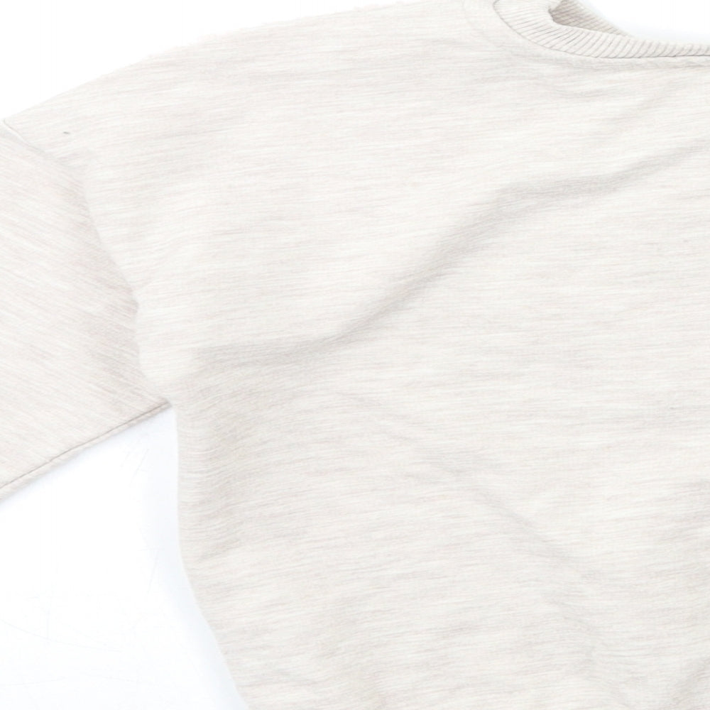 TU Girls Grey Pullover Sweatshirt Size 8 Years