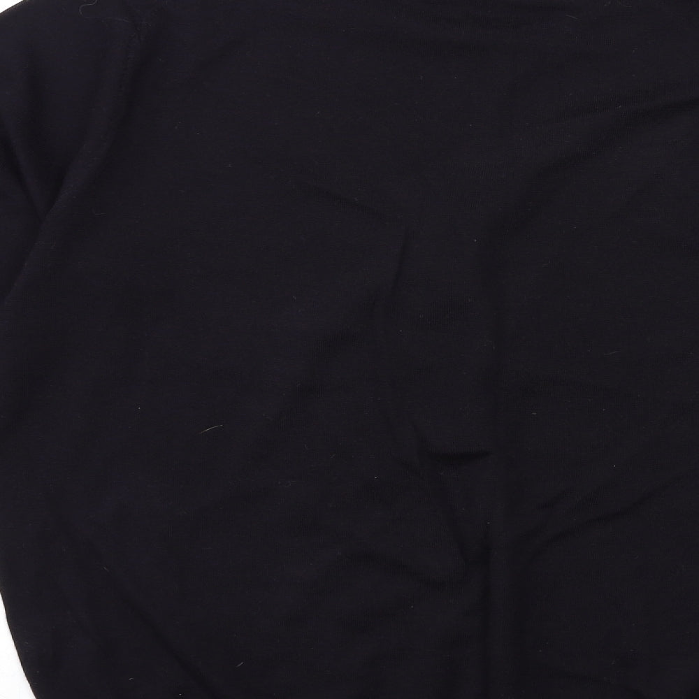 Mark Law Womens Black Knit Pullover Jumper Size XL