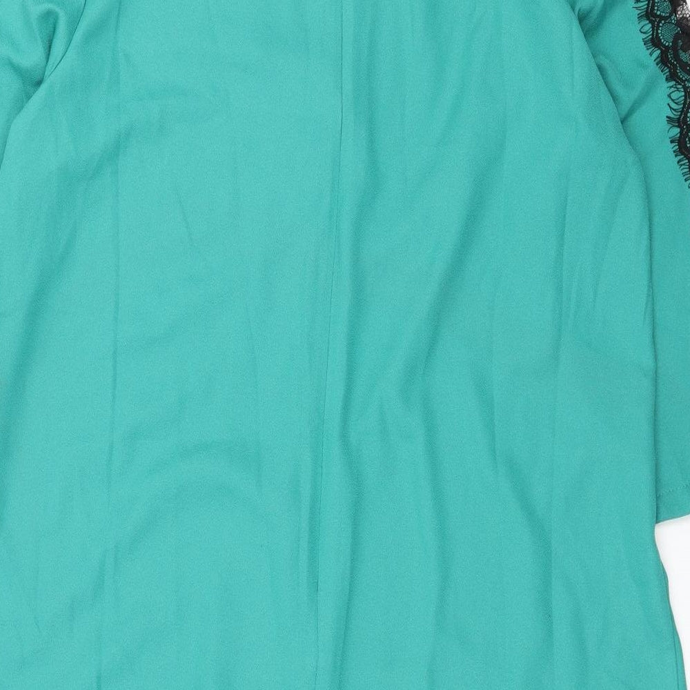 Paper Dolls Womens Green A-Line Size 16