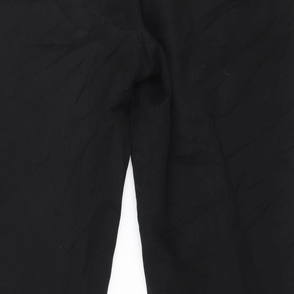 NEXT Womens Black Trousers Size 10 L26 in