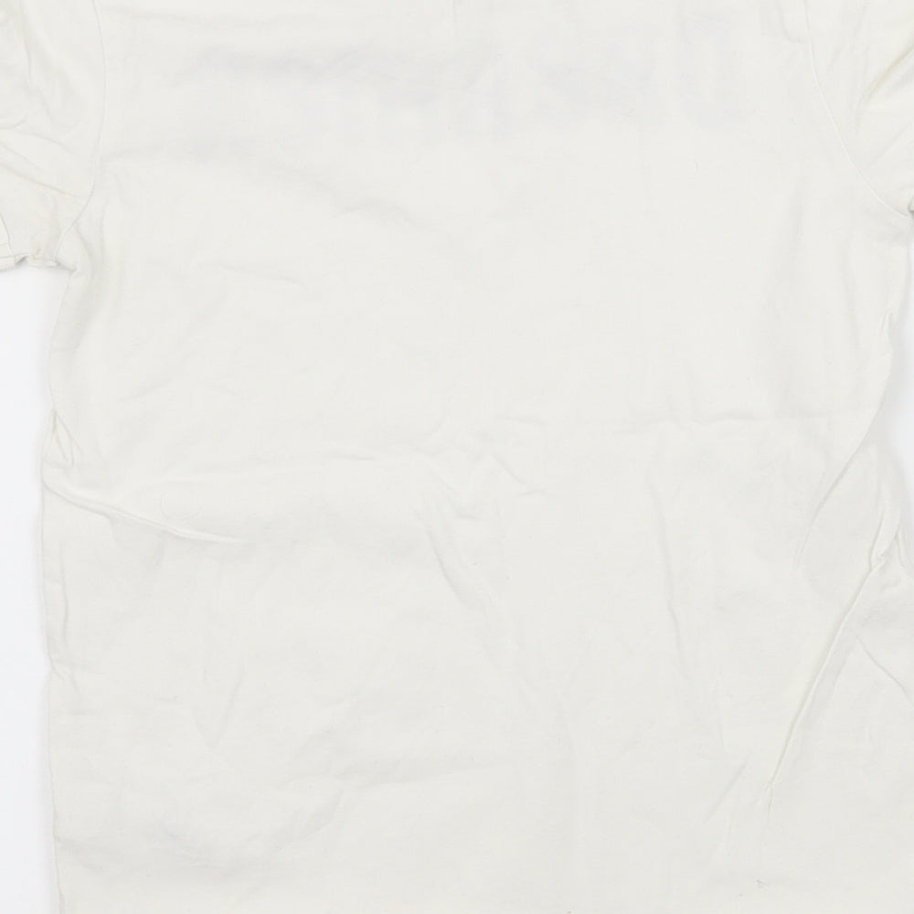NEXT Girls White Jersey Basic T-Shirt Size 8 Years - Dreamer