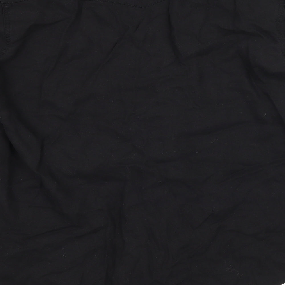 H&M Womens Black Basic Blouse Size 6