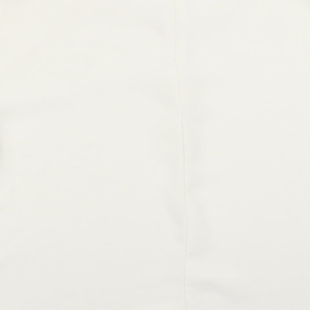 H&M Womens White Basic Blouse Size 8