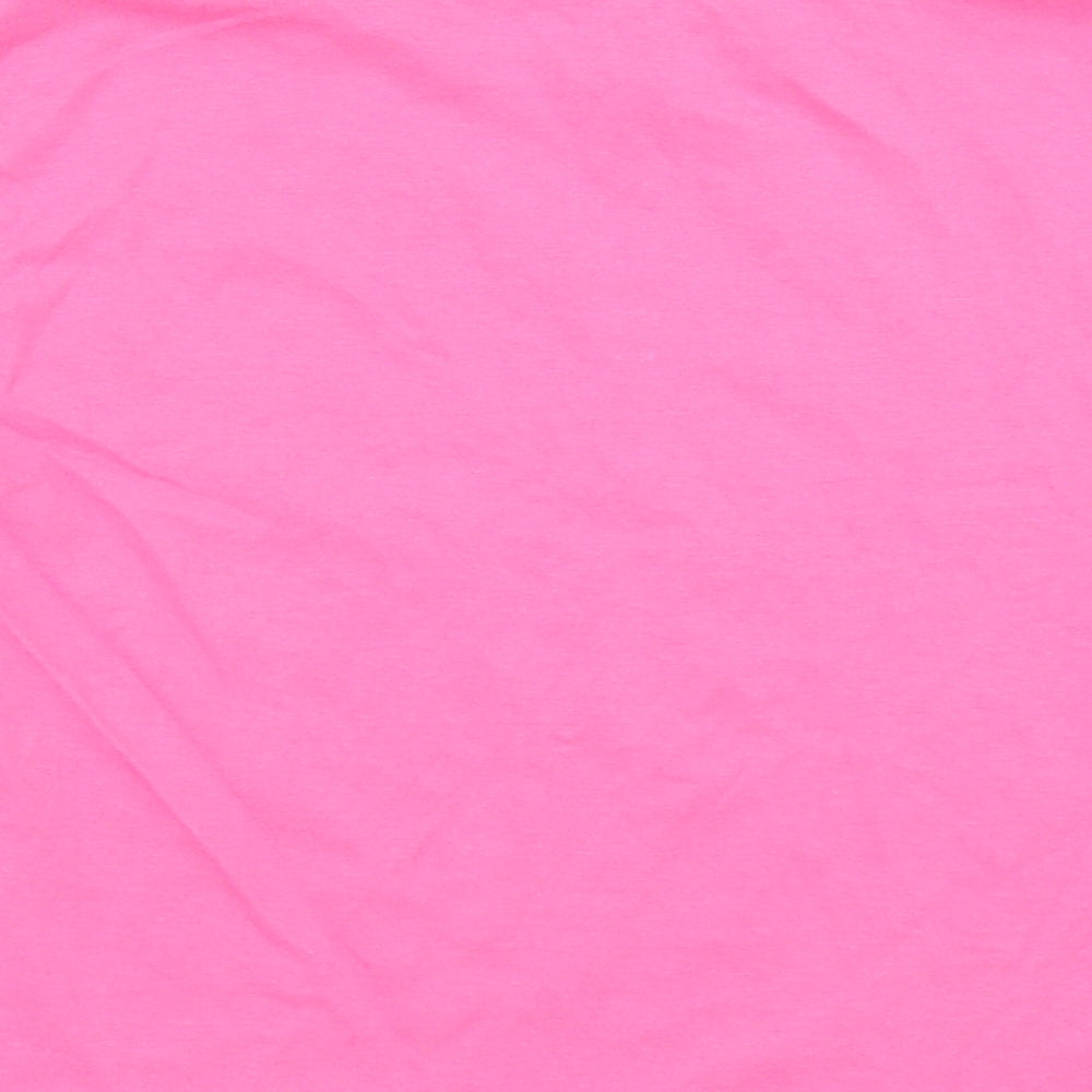 Lanzatextil Girls Pink Basic T-Shirt Size 6 Years
