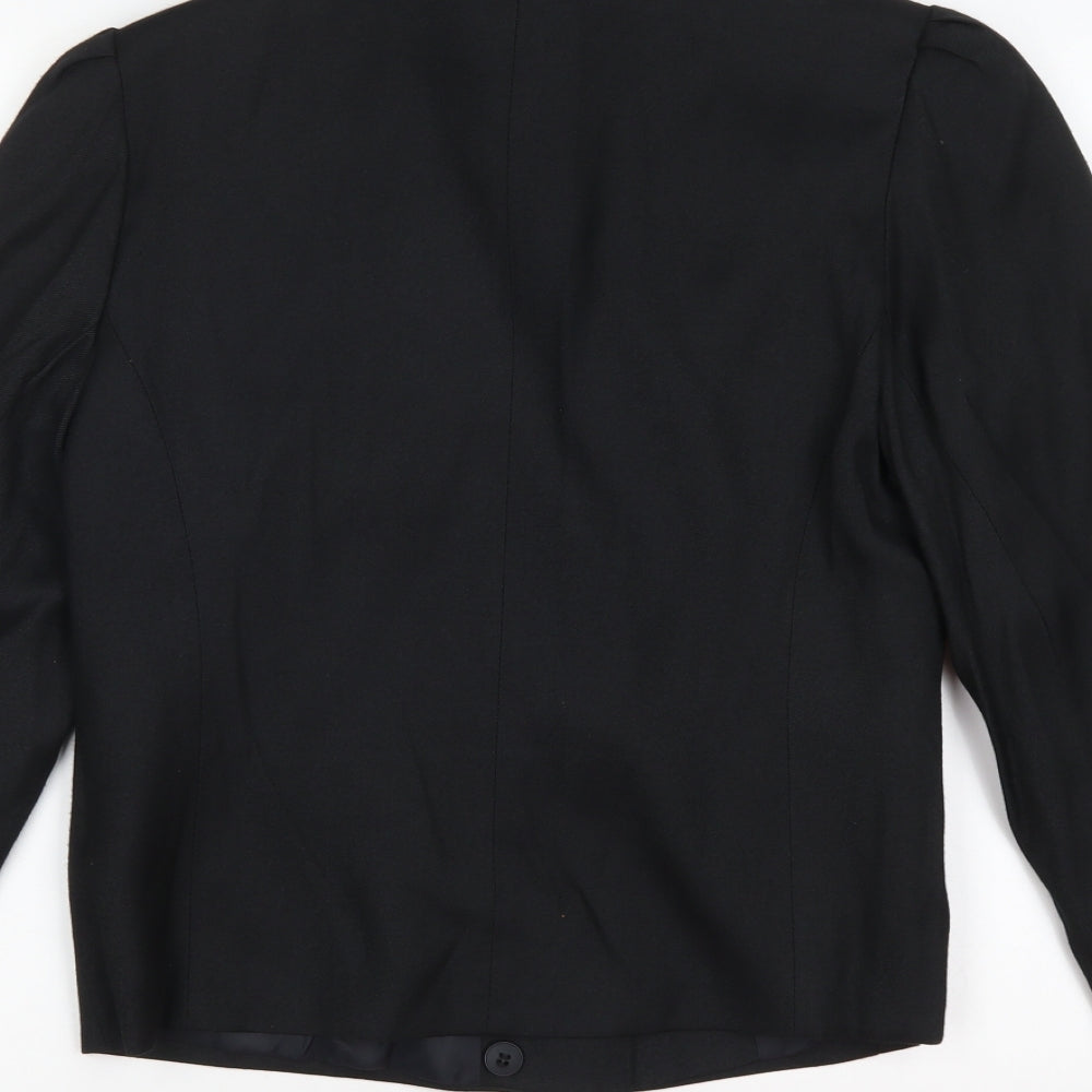 Preworn Womens Black Jacket Size 14