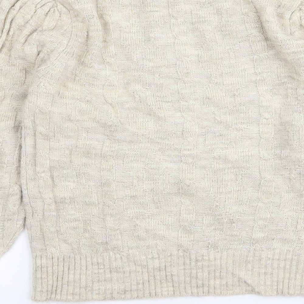 cortfelli Womens Beige Pullover Jumper Size 10