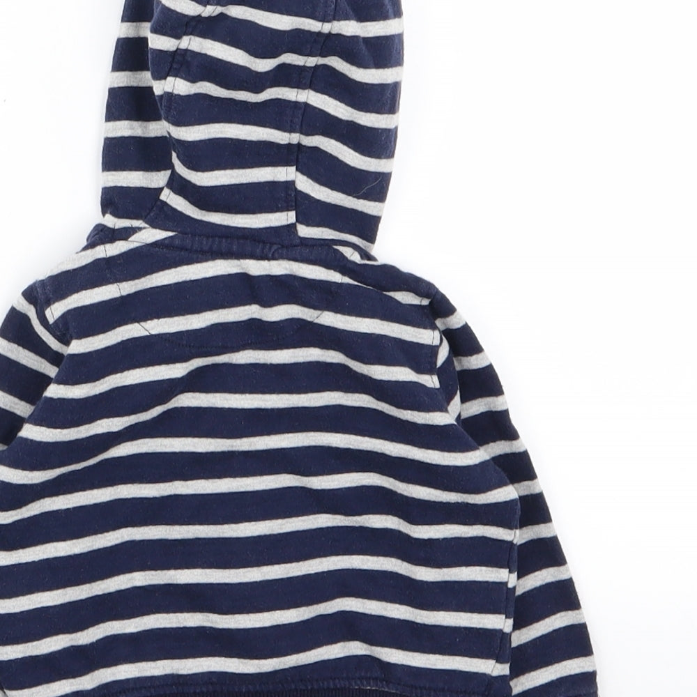 lullaby Boys Multicoloured Striped Full Zip Jumper Size 3-6 Months