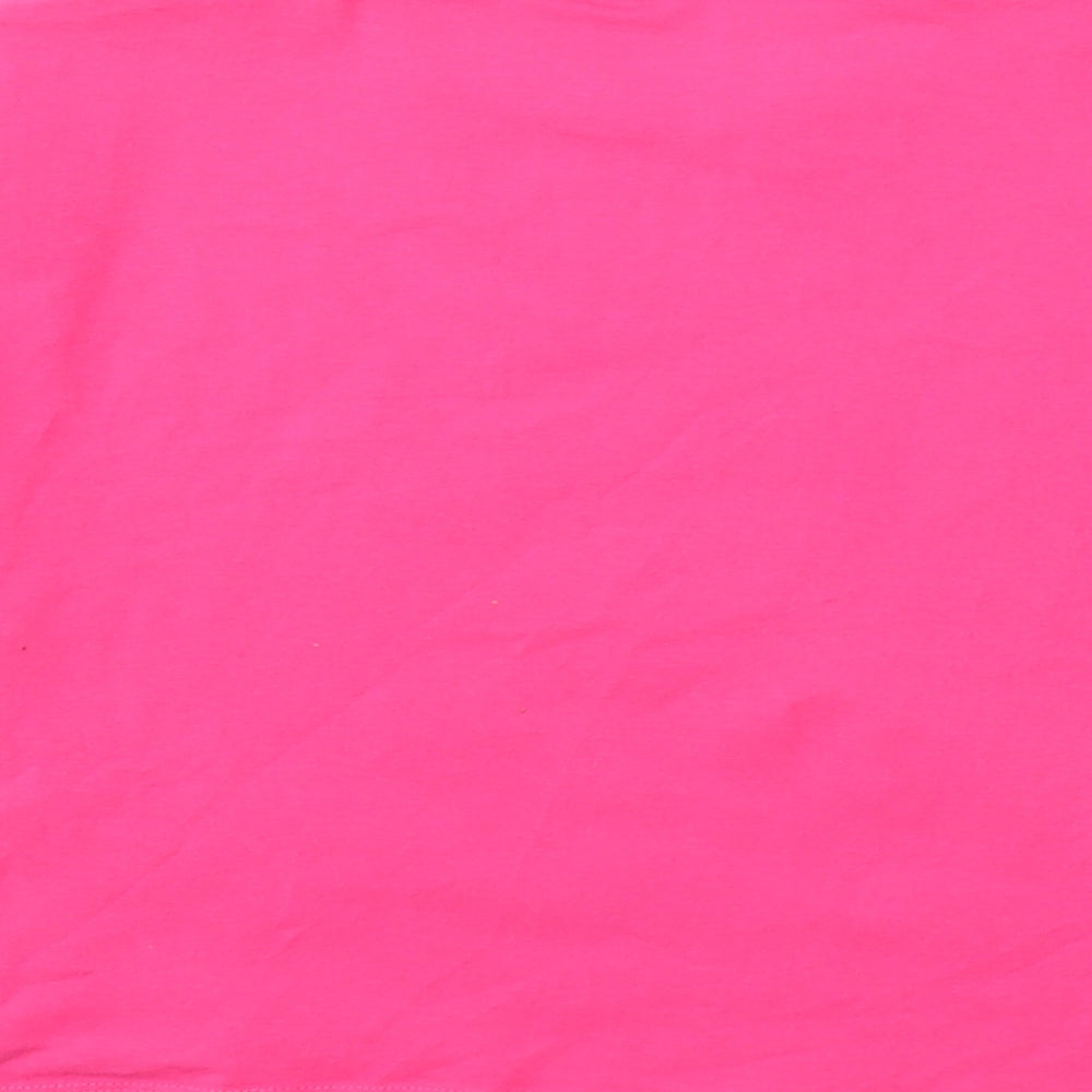 George Girls Pink Basic T-Shirt Size 10-11 Years