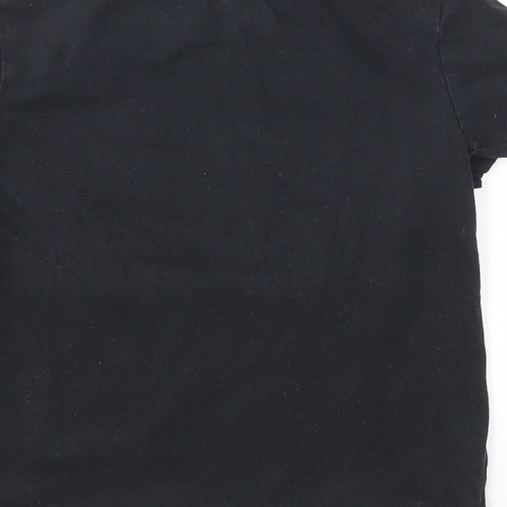 Nutmeg Boys Black Basic T-Shirt Size 3-4 Years