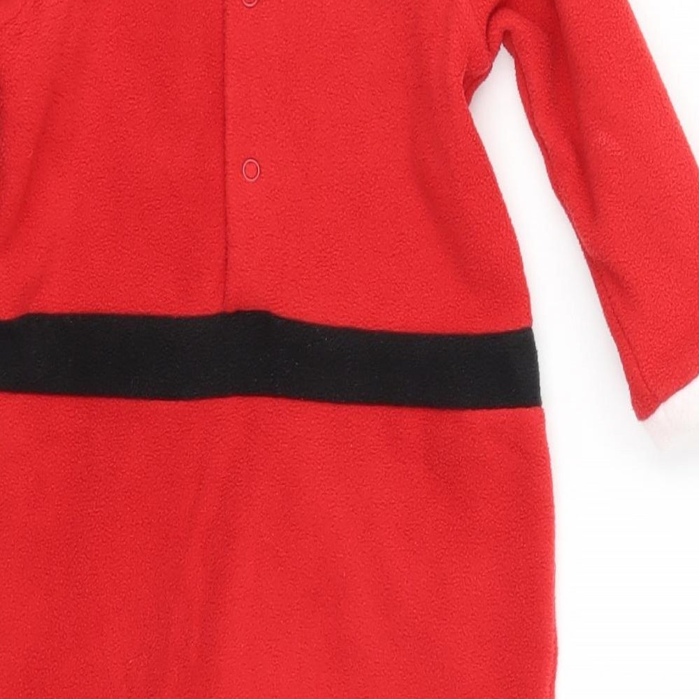 H&M Girls Red Babygrow One-Piece Size 9-12 Months