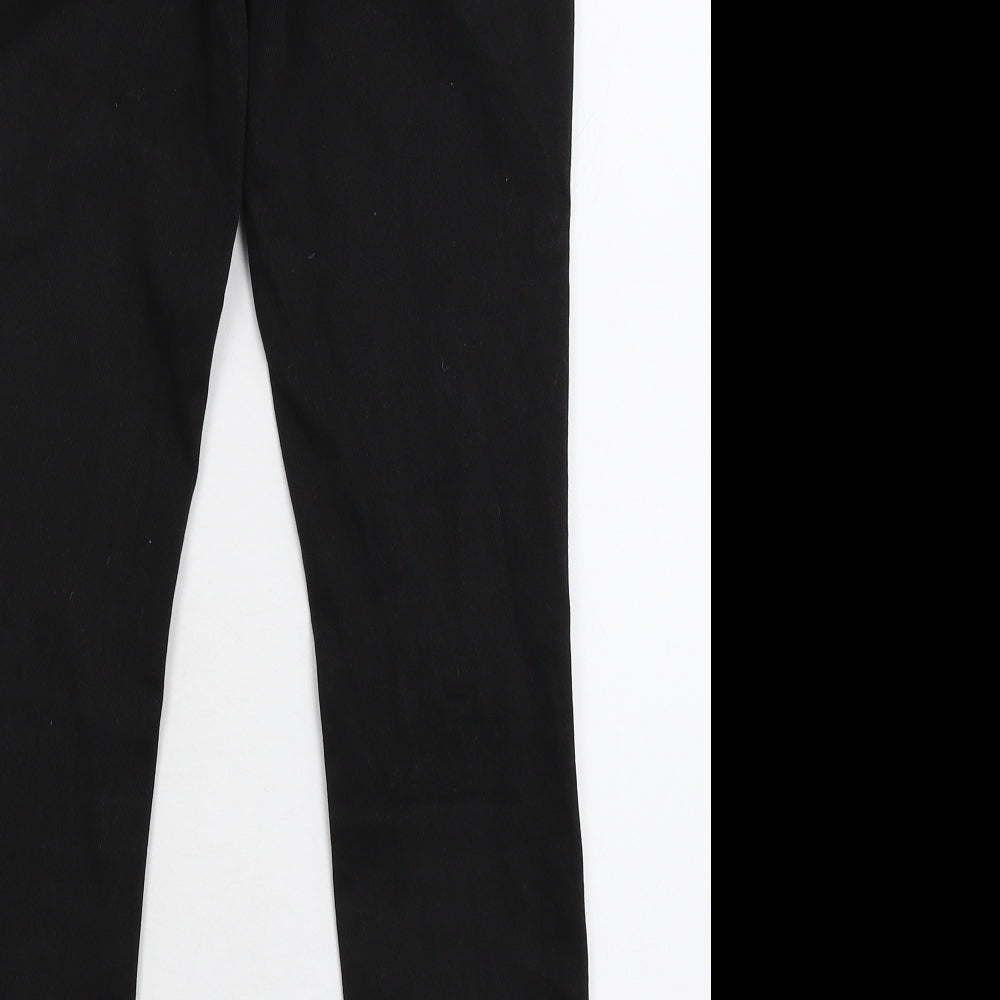 Next Girls Black Denim Skinny Jeans Size 12 Years