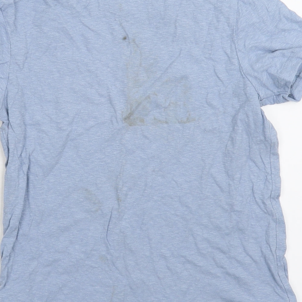 Next Boys Blue Basic T-Shirt Size 7 Years