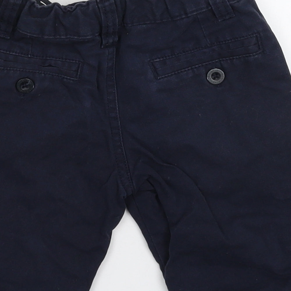 Denim & Co. Boys Blue Chino Shorts Size 3-4 Years