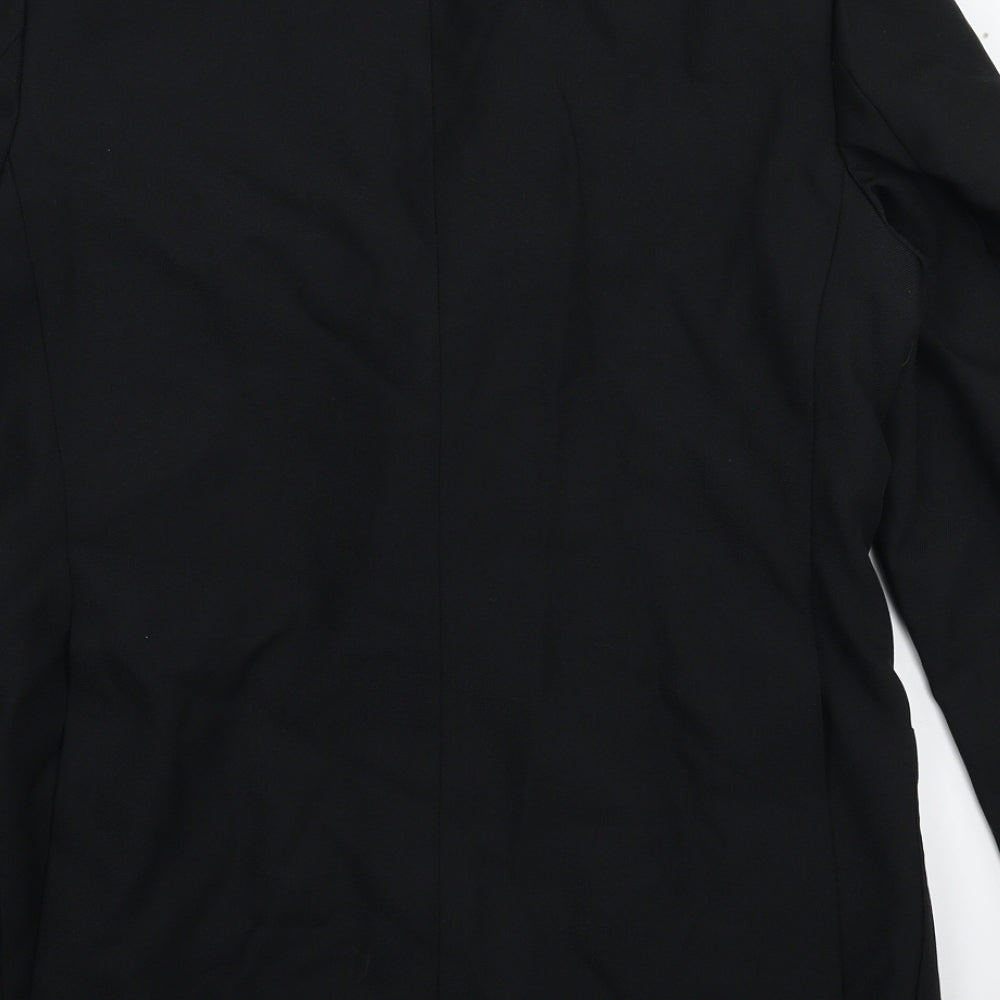 Invicta Womens Black Jacket Blazer Size 16