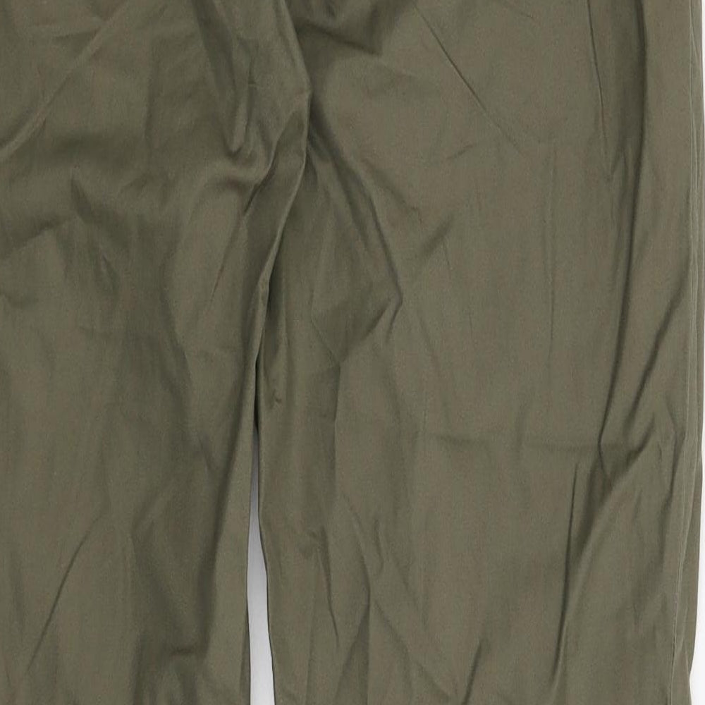 H&M Womens Grey Chino Trousers Size 38 L33 in