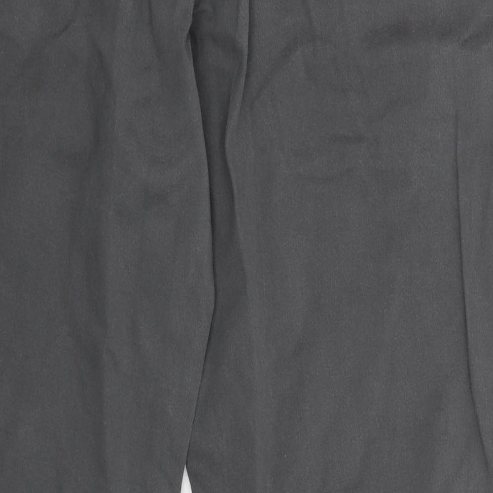 Denim & Co. Womens Grey Chino Trousers Size 38 L31 in