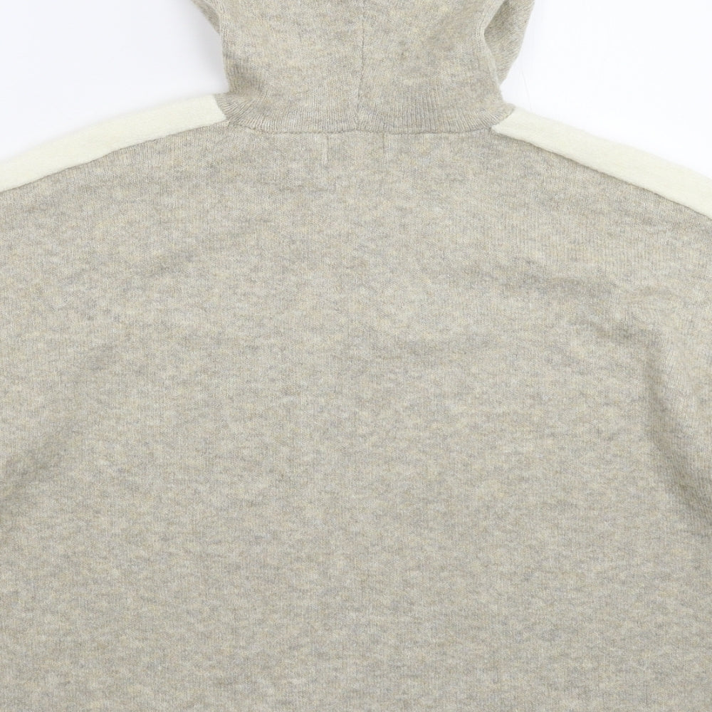 Apricot Womens Grey Knit Pullover Jumper Size 10 - Oversized