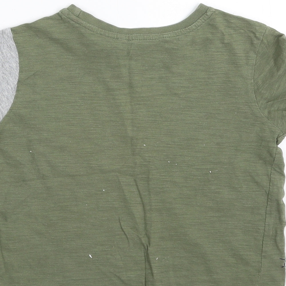 George Girls Green Basic T-Shirt Size 2-3 Years - safari time