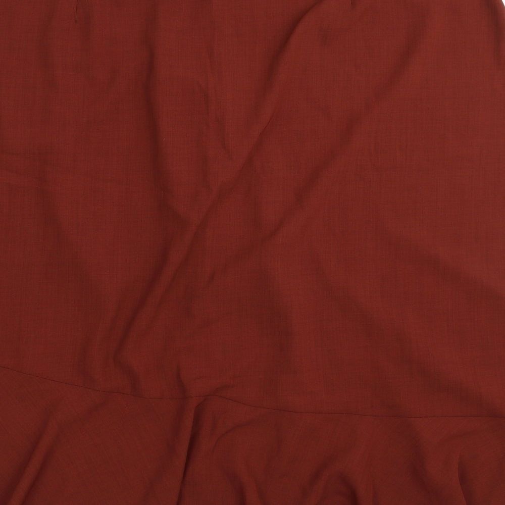 UNIQUE 21 Womens Brown A-Line Skirt Size 28 - wrap style