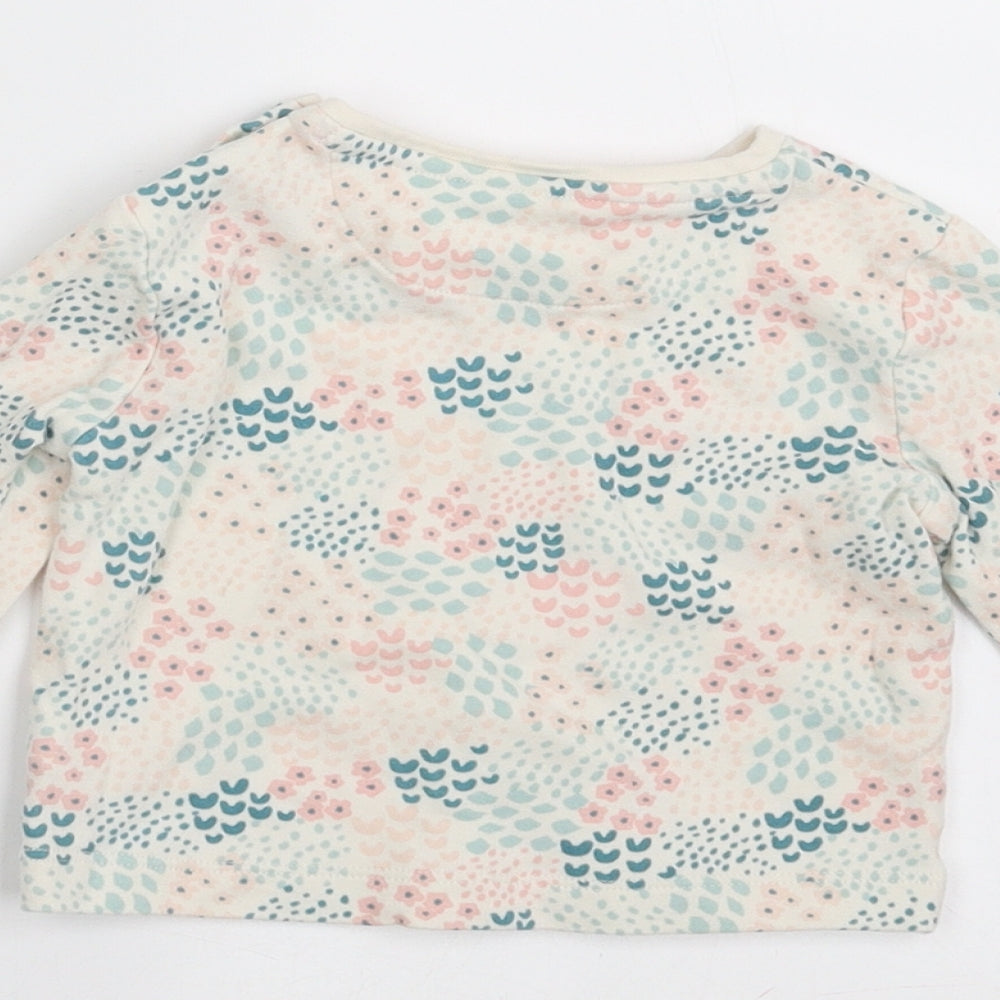 Mini Club Girls Multicoloured Floral Basic T-Shirt Size 6-9 Months