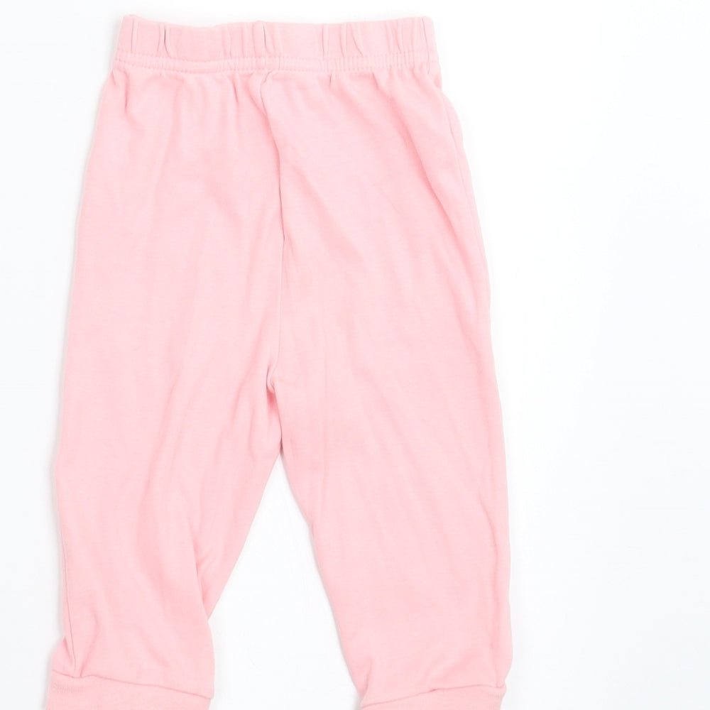 George Girls Pink Trousers Size 6-9 Months