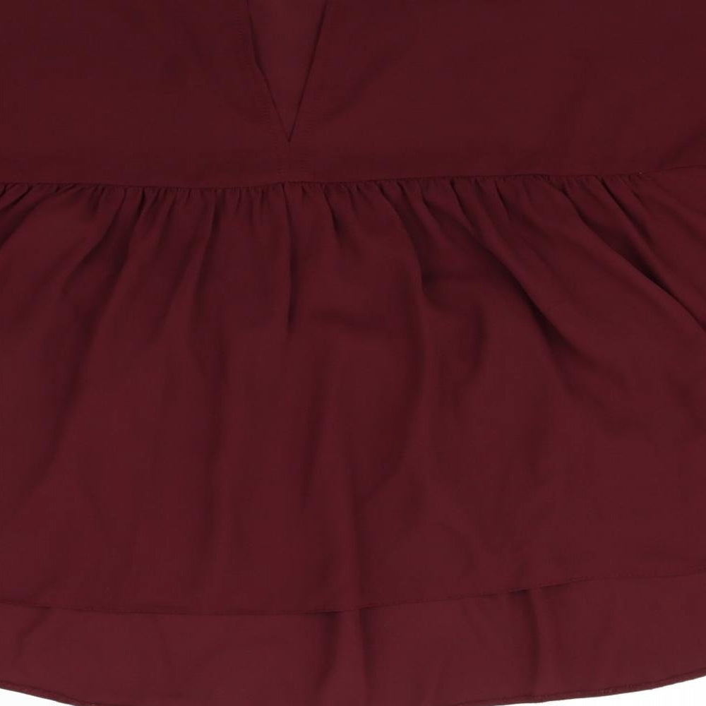ASOS Womens Purple Basic Blouse Size 14