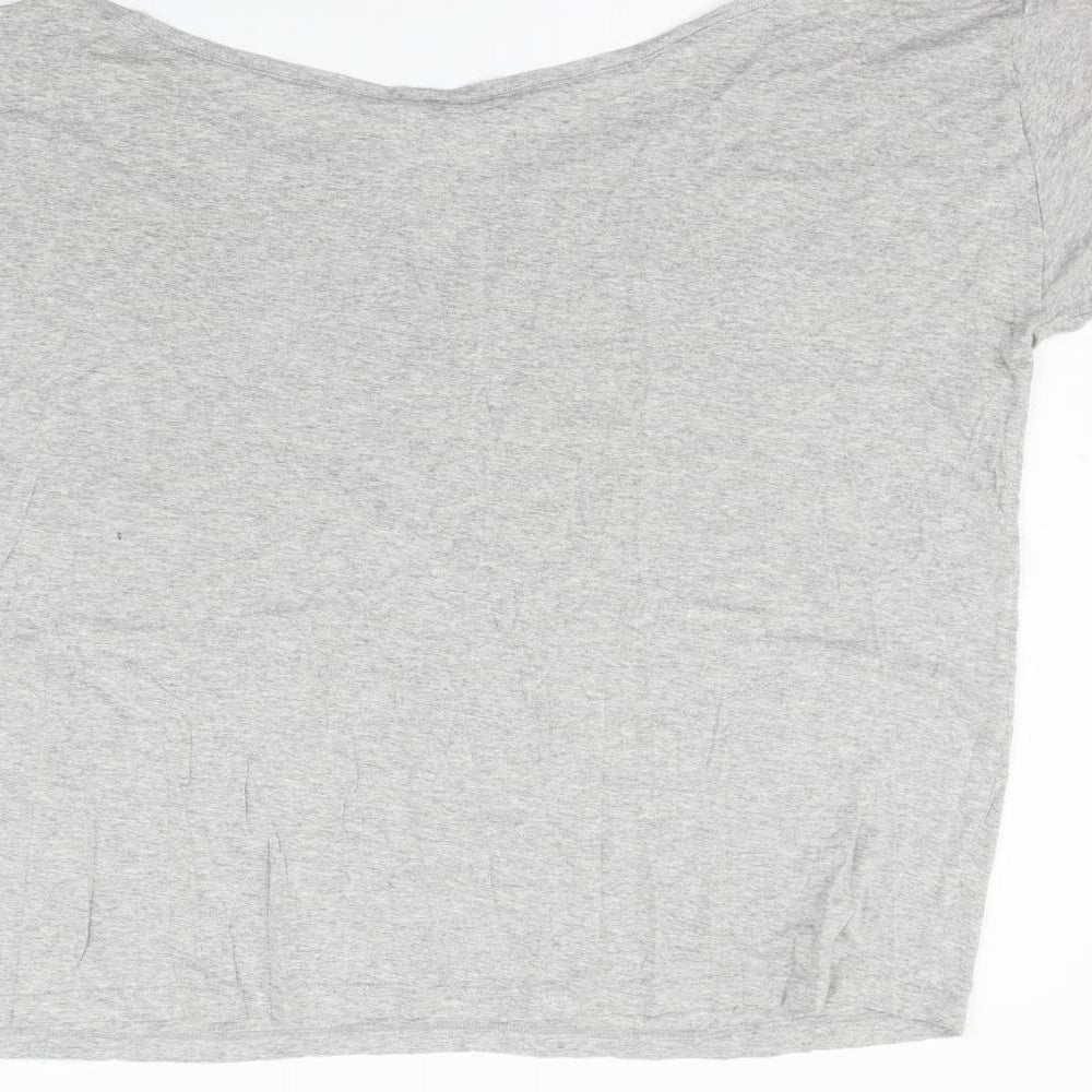 ASOS Womens Green Basic T-Shirt Size 14