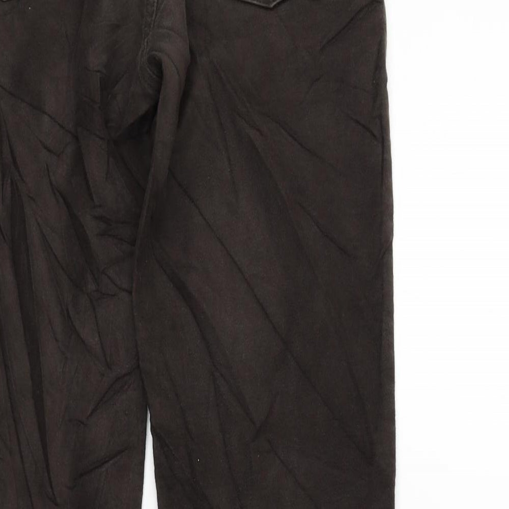Brooks Womens Brown Trousers Size 10 L30 in